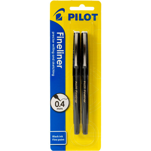 PILOT 636704 Original Fineliner 2PK Black Box - Main Image