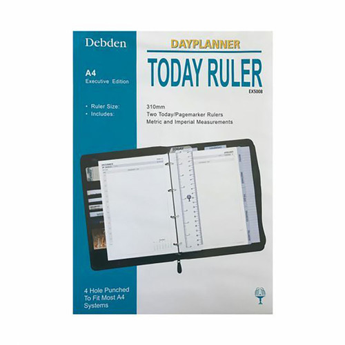 Collins Debden Executive Size Today Ruler 4-Ring Refill | Mega Office ...