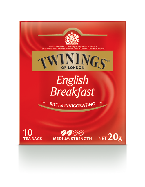 TWININGS TEA12EB ENGLISH BREAKFAST TEA 12 X 10 BAGS/PACK Mega
