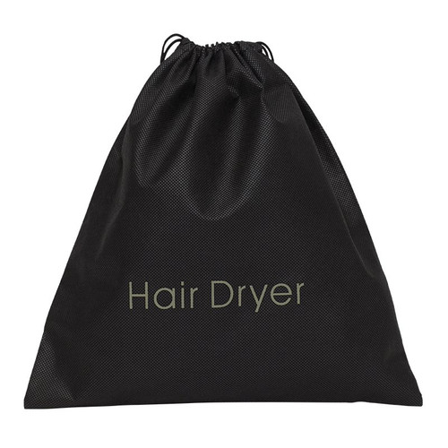 Pack of 50 NonWoven Hair Dryer Bag Black by Compass Mega Office Supplies