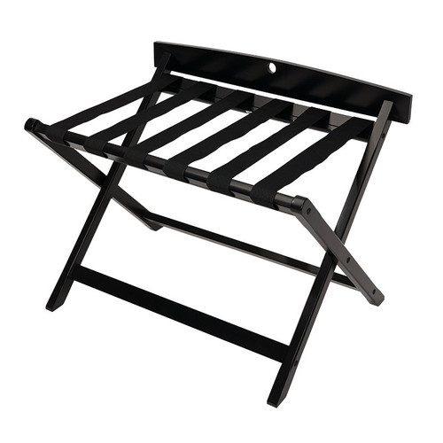 Black Wooden Luggage Rack (2 Pieces) by Compass Mega Office Supplies