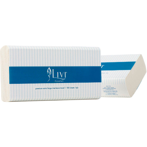 Livi 1401 Essentials Extra Large Towel 1Ply 100s 24 units per carton ...