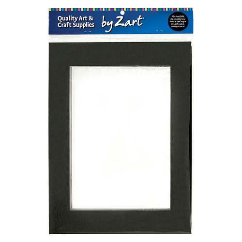 Cardboard Mounts Black & White A3 Pack of 10 Mega Office Supplies