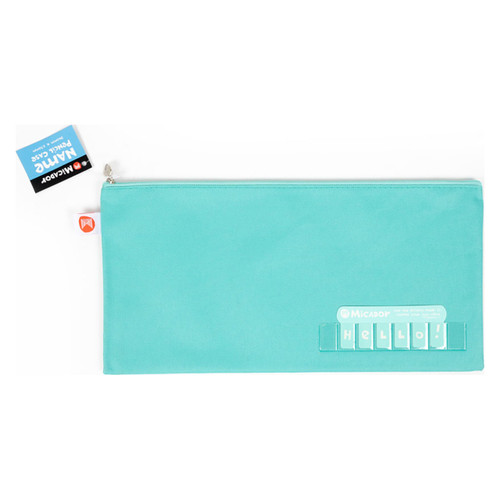 Pencil case Micador 340x170mm name green Mega Office Supplies