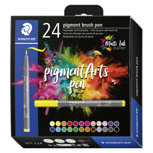 Aazon.co : Staedtler - Pigent Art - Pigent Brush 371 - Blister Pack