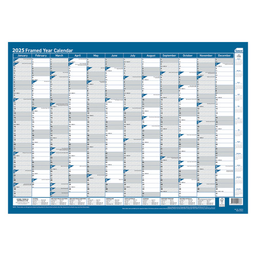 Sasco 2025 Monthly Wall Calendar 