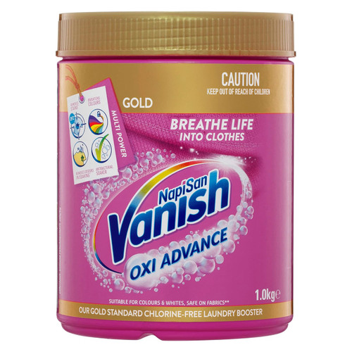 Vanish NapiSan Gold Oxi Action Powder 1kg x 6 Mega Office Supplies