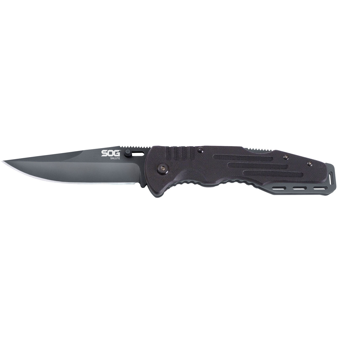 SALUTE - CLIP POINT, BLACK