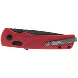 Flash AT - Garnet Red, Serrated