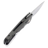 Flash AT Satin - Black, Serrated