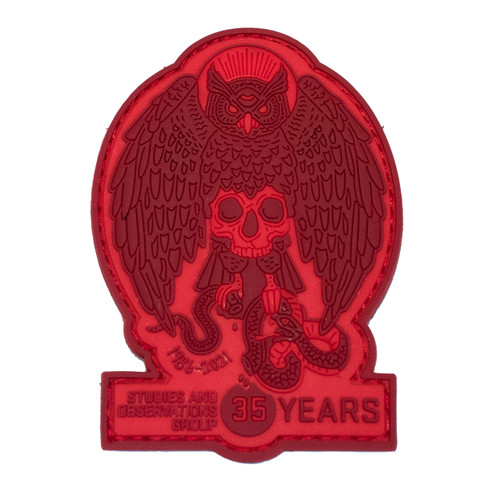 SOG 35th Anniversary Velcro Patch - Red