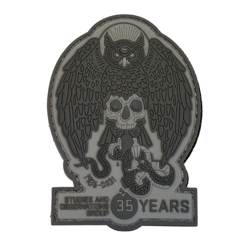 SOG 35th Anniversary Velcro Patch - Gray