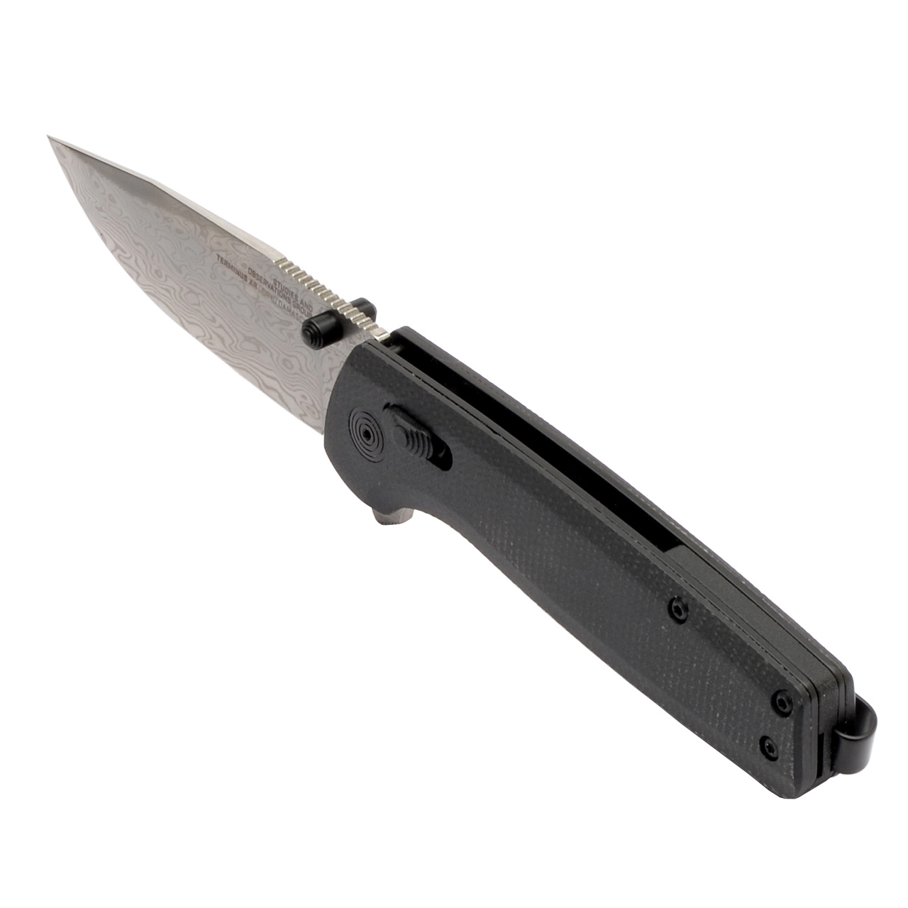 Terminus XR - Damascus | Daily Carry Folding Knife