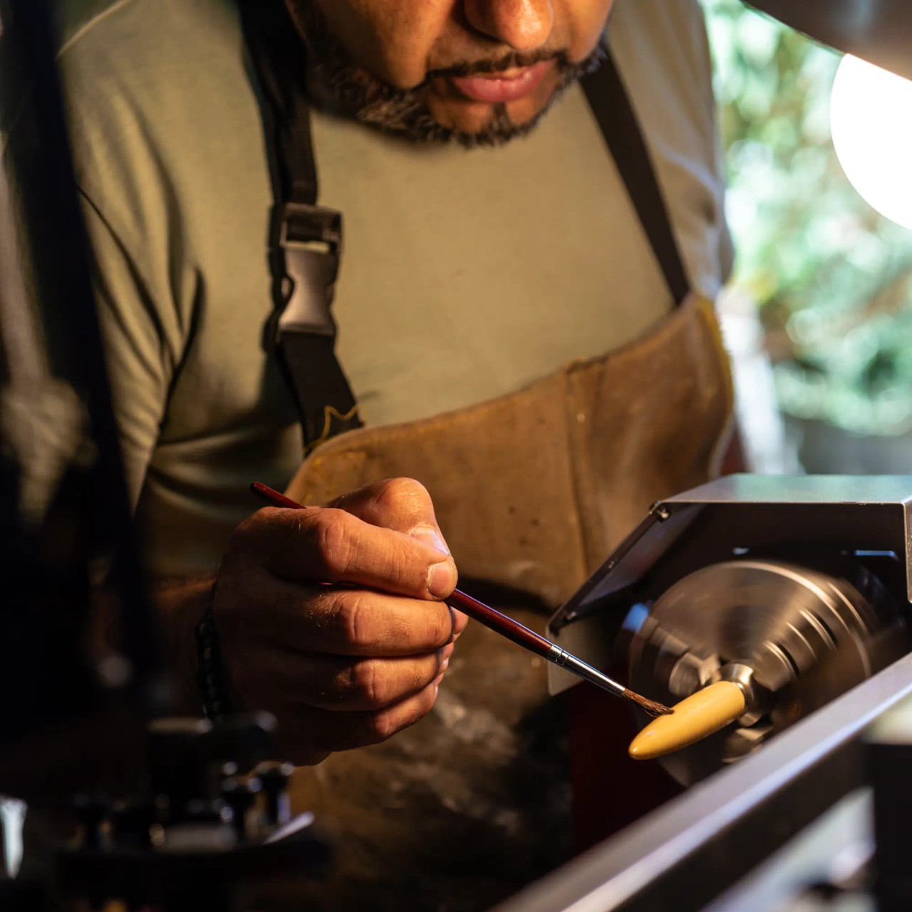 Salvatore Working on an Aeon Pen