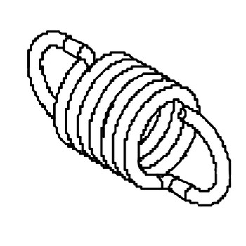 51131 - Spring Ext .82 X 1.96 - Hydro Gear Original Part - Image 1