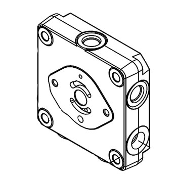 72179 - Kit End Cap Top Case Drain PW-S - Hydro Gear Original Part - Image 1