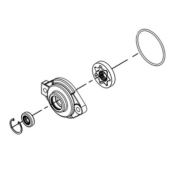 Hydro Gear 71656 Charge Pump Spline Kit OEM