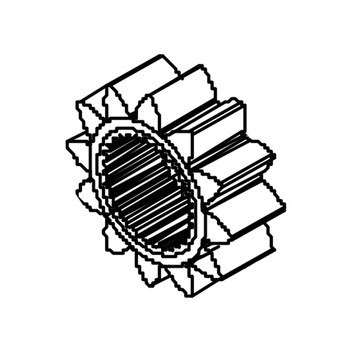 51767 - Gear 12t Pinnion - Hydro Gear Original Part - Image 1