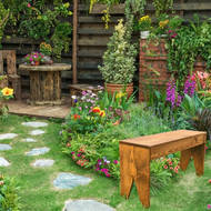 Can resting on a wood bench make you healthier? 