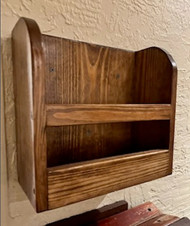 Handcrafted Solid Wood Menu Holder