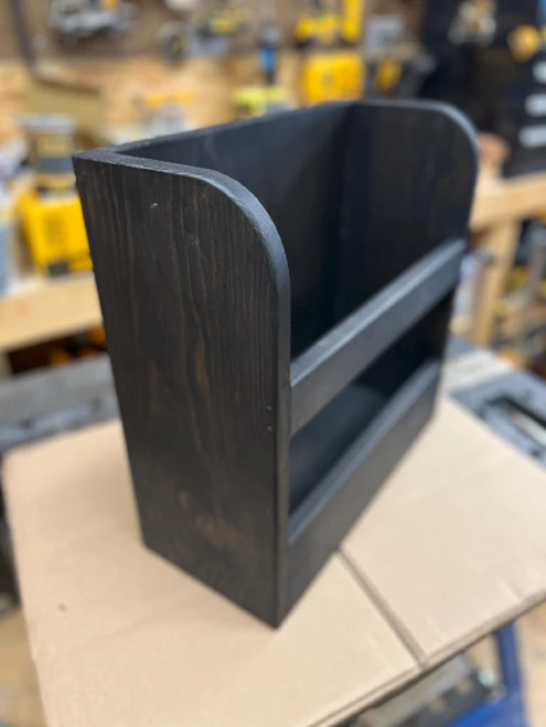 Heavy Duty Solid Wood Serving Tray Holder – 16"