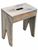 18" Primitive Rustic Wood Bench – Solid Wood Top