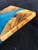 Custom Charcuterie Board 18 x 8 Turquoise Blue
