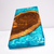 Custom Charcuterie Board 18 x 8 Turquoise