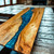 Live Edge Wood and Epoxy Resin River Coffee Table 48 x 18
