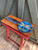 Dragonfly Live Edge Wood Charcuterie Board with Blue Epoxy River