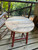 24" Round Rustic Pine Wood Table Top – Rough Sawn Sawmill Finish
