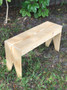 36" Wood Bench Solid Top by Colliers Wood Shop