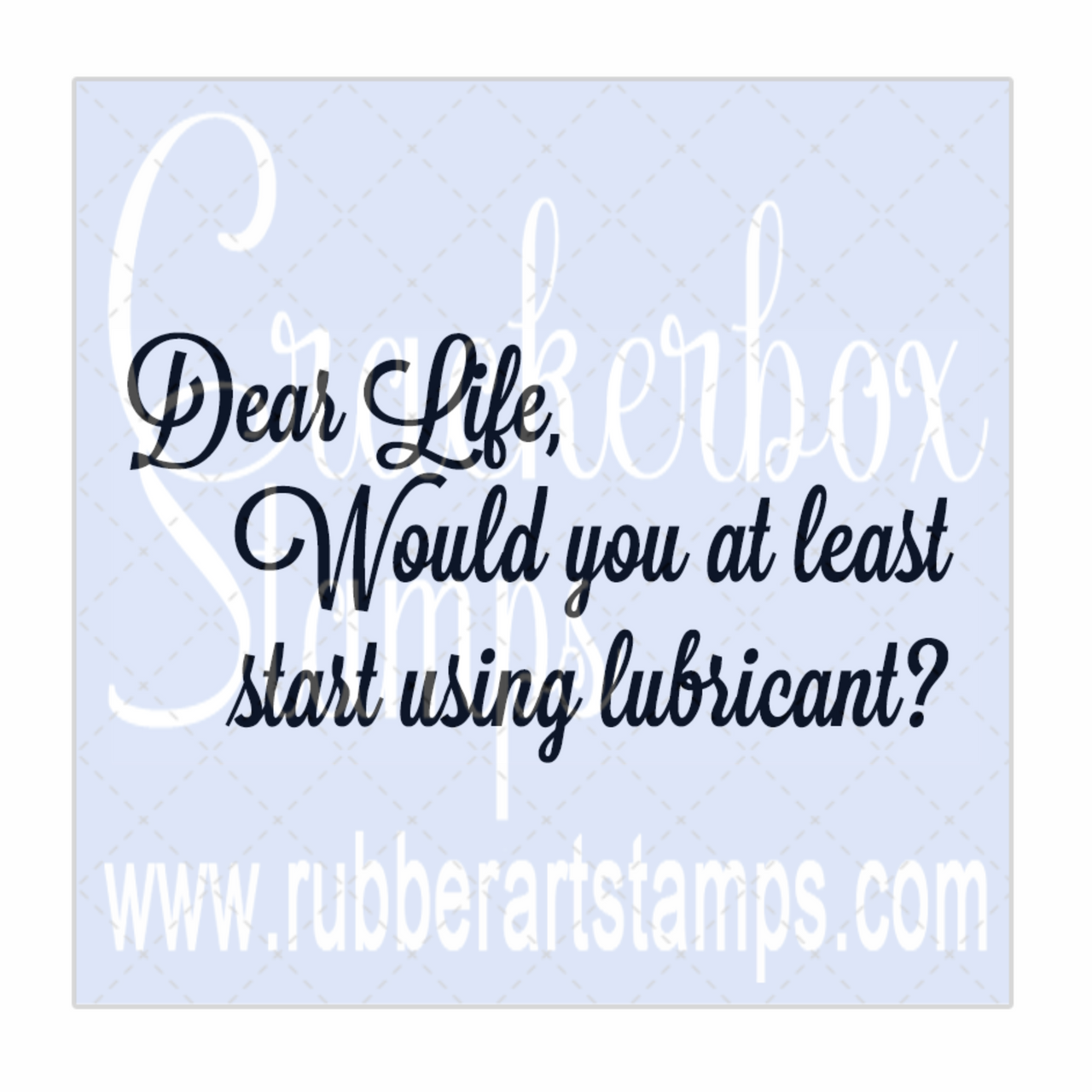 Dear Life Crackerbox Stamps