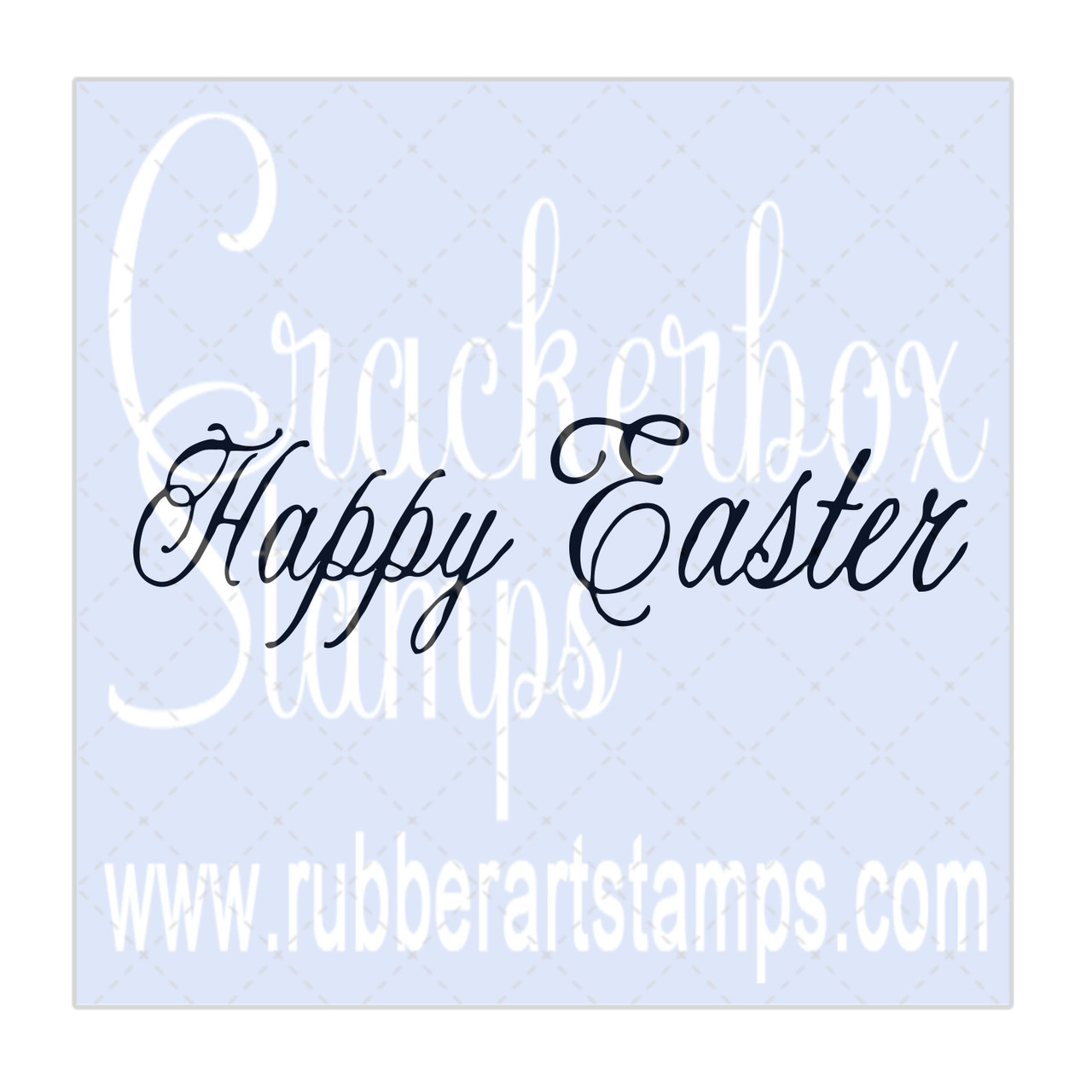 Happy Easter Large - Crackerbox Stamps