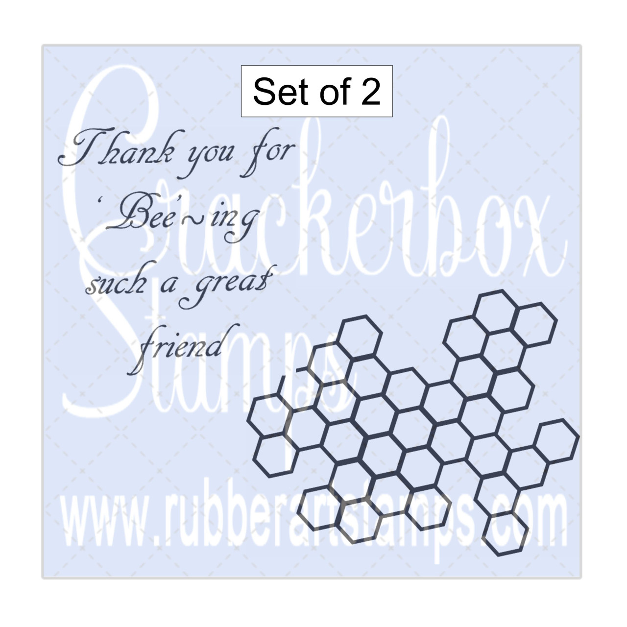 Honeycomb Thank You Stamp