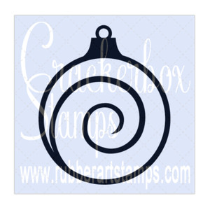 Ornament Round Simple Swirl Ornament Round Simple Swirl