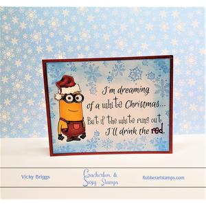 Mark's Minion Birthday Card - Stampin Scrapper