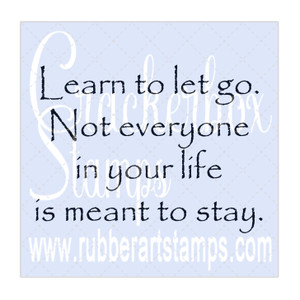 Learn To Let Go Learn To Let Go