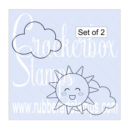 Happy Sunshine with Cloud Set of 2