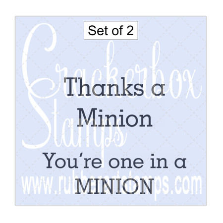 One in a Minion and Thanks set of 2