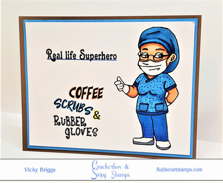 Coffee, Scrubs and Gloves with Nurse