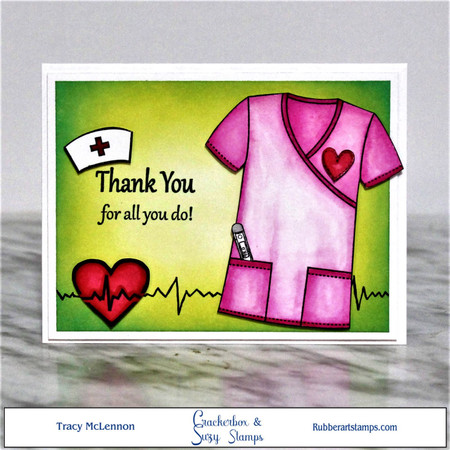 Thank You  Heart Beat Card