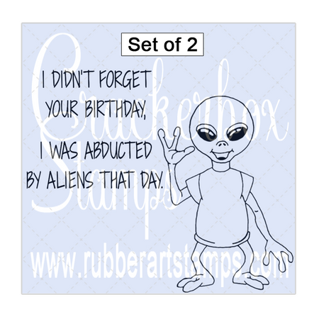 Didn't Forget & Alien Set of 2