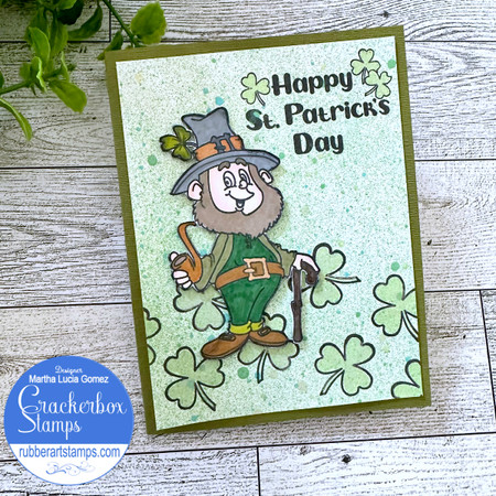 Happy St. Patrick's Day Leprechaun Card