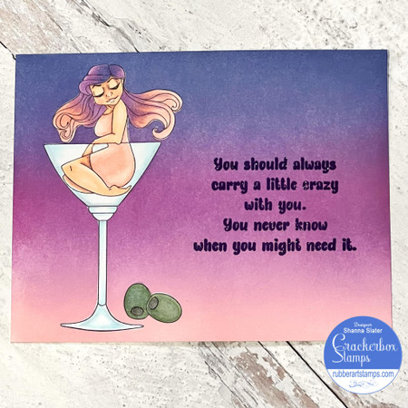 Carry A Little Crazy With You Card