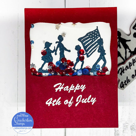 4th of July Parade Shaker Card