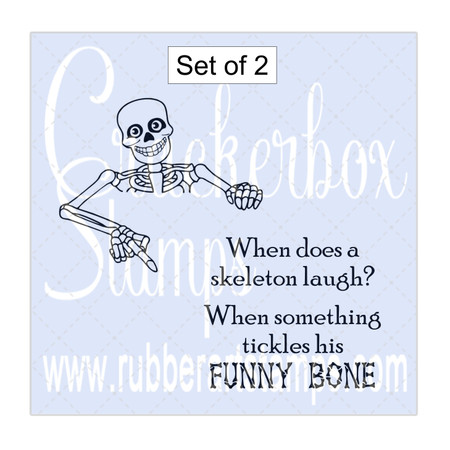 Skeleton Pointing And Funny Bone