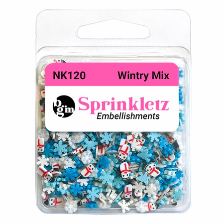 Wintery Mix Sprinkletz - Buttons Galore