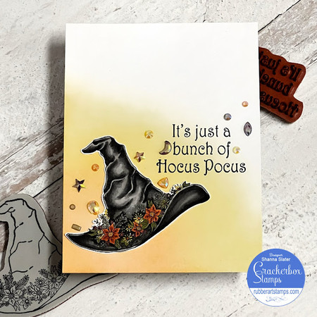 Witchy Hocus Pocus Hat Card