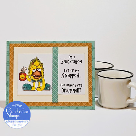 Snap Dragon And Coffee Card